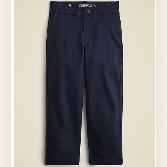 Crewcuts Kids' classic-fit stretch chino pant in navy size 7 NWT CB692 - Picture 3 of 15
